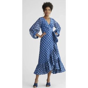 New Sachin & Babi Rae Printed Wrap Dress Size Us 8